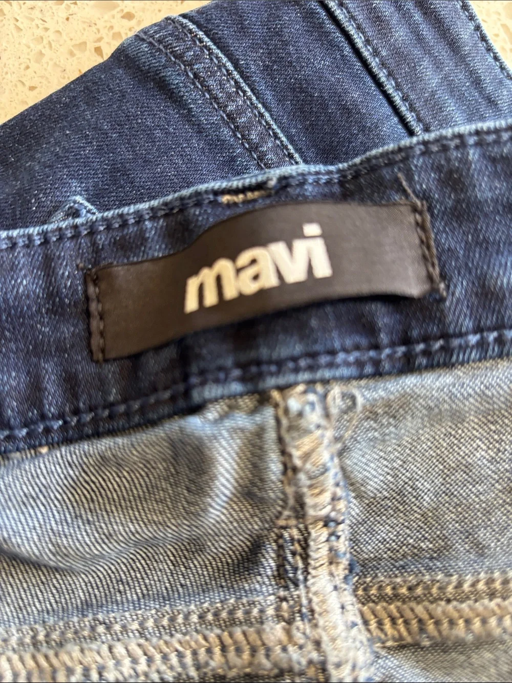 Mavi Men's 38x34 Straight Jeans in Deep Blue Denim